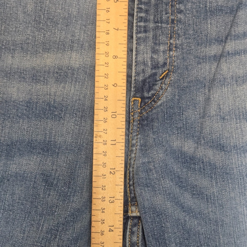 Levis 559 Jeans Mens 44x32 (Meas 42x29) Blue Straight Leg Relaxed Fit Light Wash - Picture 4 of 12